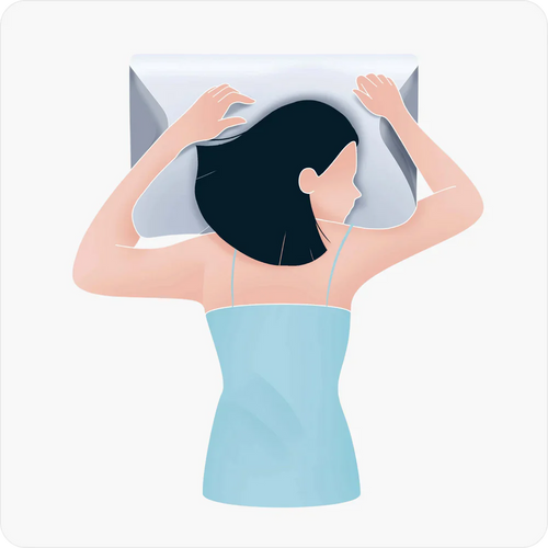 Para quienes duermen boca abajo