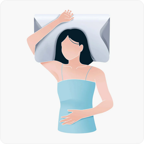 Para quienes duermen boca arriba